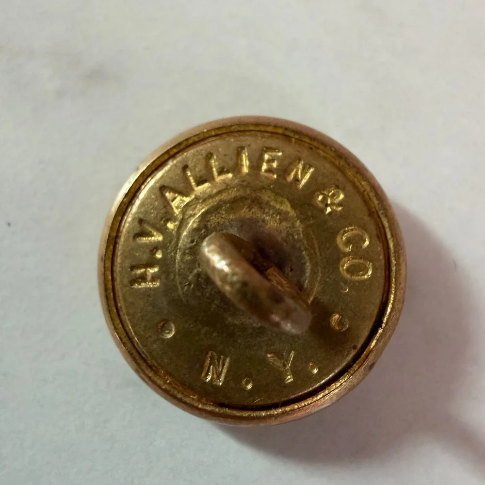 Cadet USMA West Point HV Allien & Co‎ NY Uniform Button 5/8 in Military Academy
